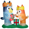 Bluey and Bingo Dual Scene Christmas Inflatable